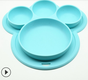 Silicone baby dinner plates detail image 2