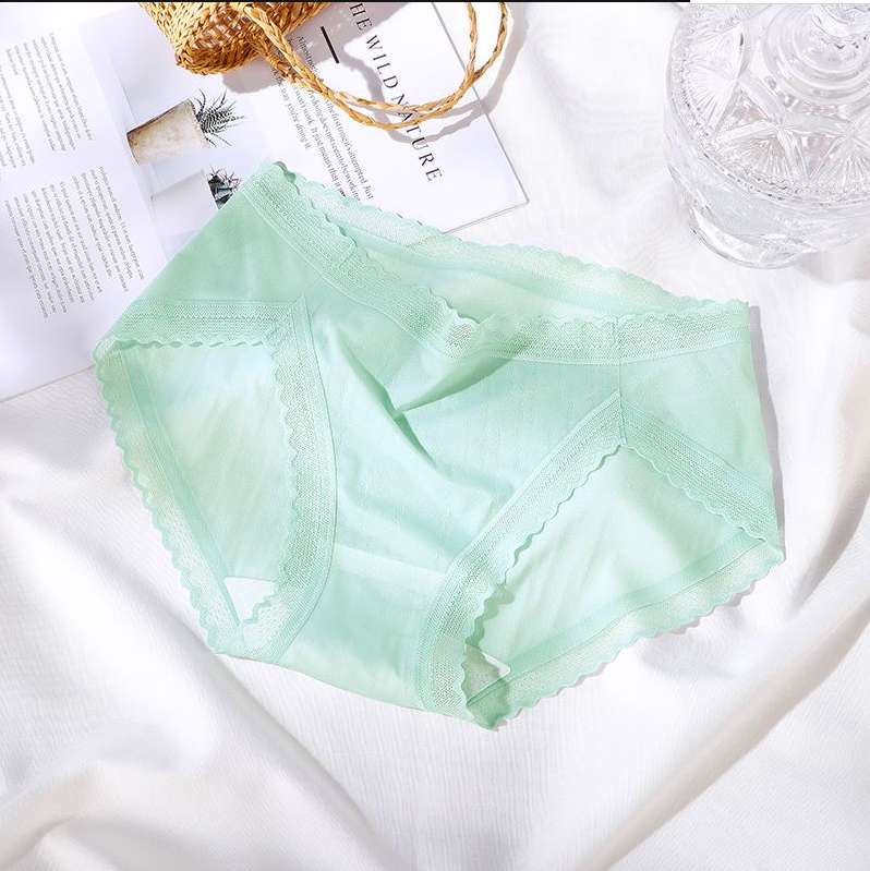 One-Piece Adhesive Seamless Elegant Lace Panties For Women Item Picture