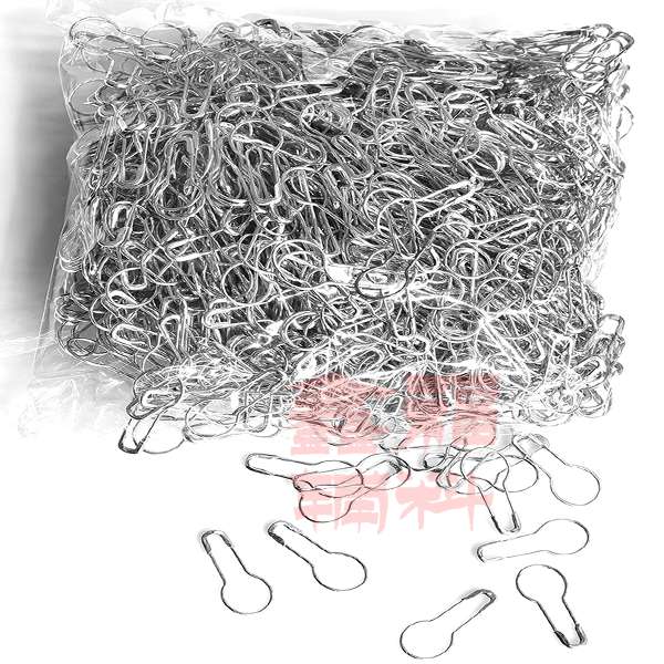 Qinyu brand iron gourd pin, silver-white, 1000 old-fashioned pins for fixing clothes, extra-large waist-cinching pin, small curved pin, wedding safety buckle pin, large safety pin details Picture