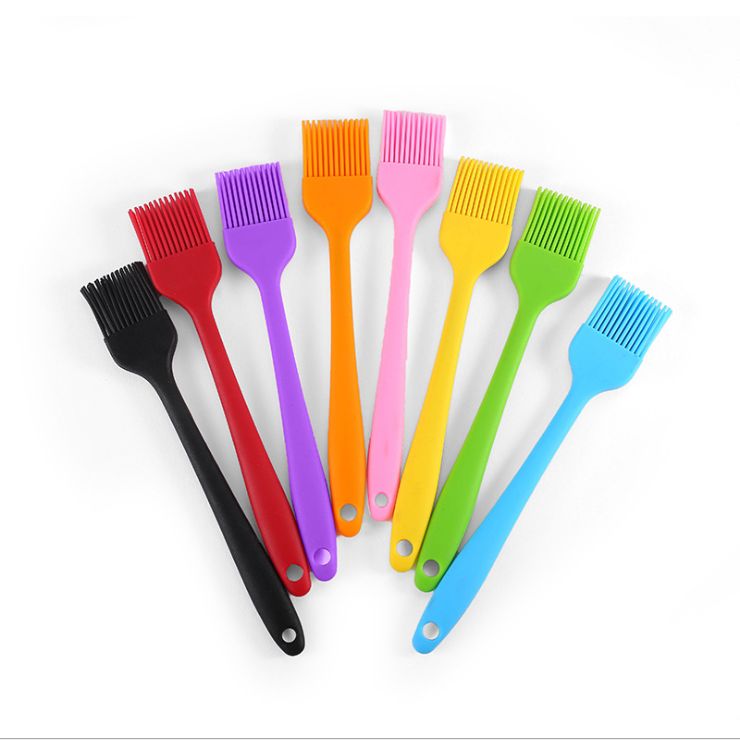 Food grade silicone solid color size one silicone oil brush