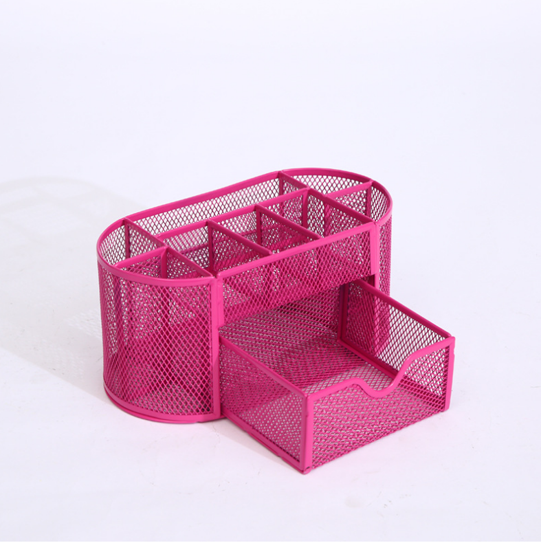 多功能桌面收纳盒抽拉式设计整理工具盒桌面办公收纳盒子 详情图2