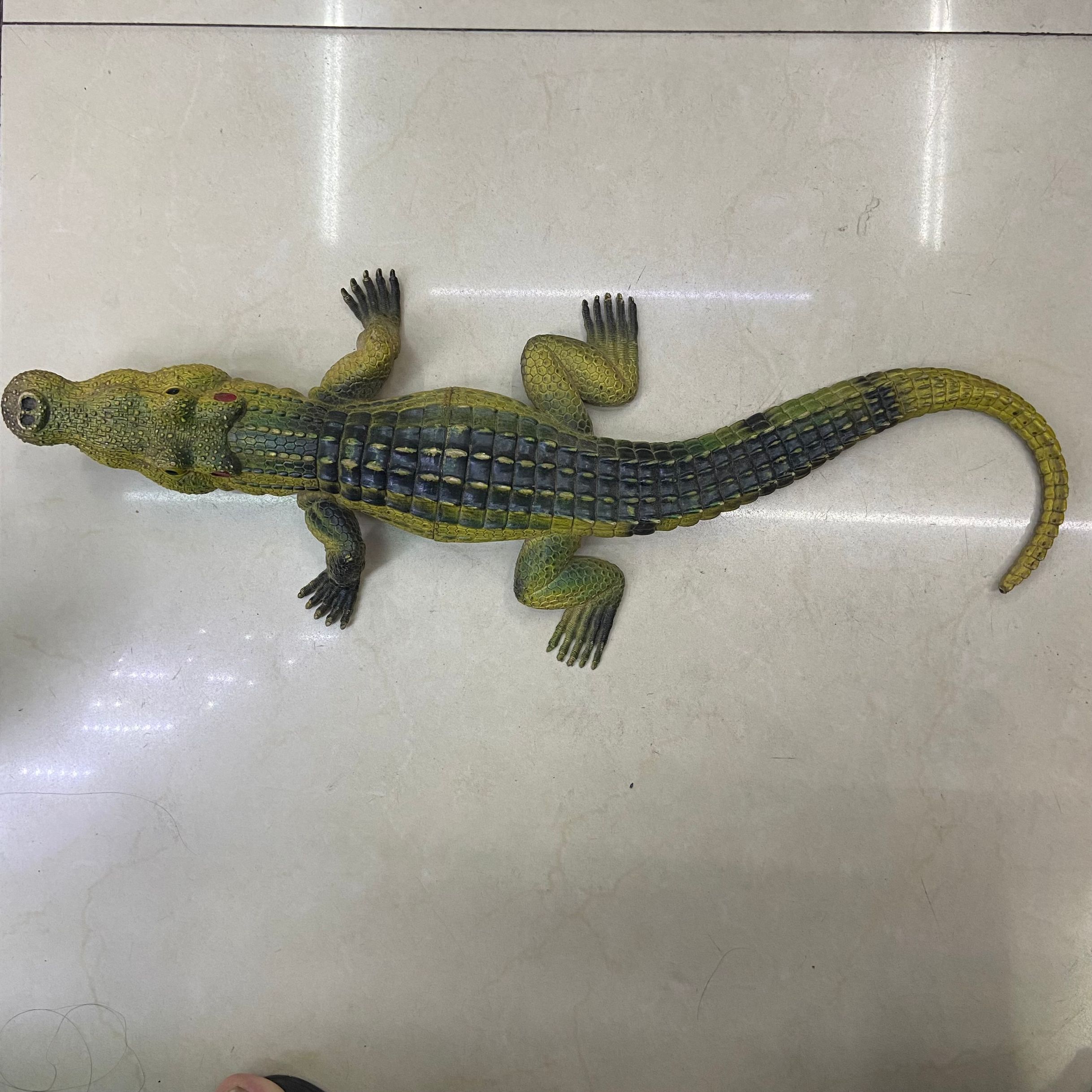 仿真大号鳄鱼仿真动物（大鳄鱼）  仿真动物  仿真鳄鱼欧胤玩具 pvc23图