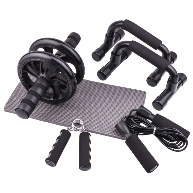 New black abdominal wheel set of 5 pieces detail image 5