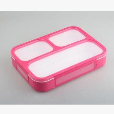 Simple sealed bento box plaid snack box