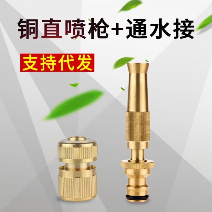 家用洗车铜直喷水枪