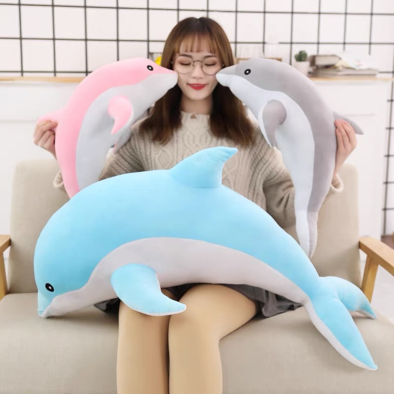 Doll, plush toy, bear doll, large hug bear, girl doll, birthday gift, dolphin 0774-1 detail image 1