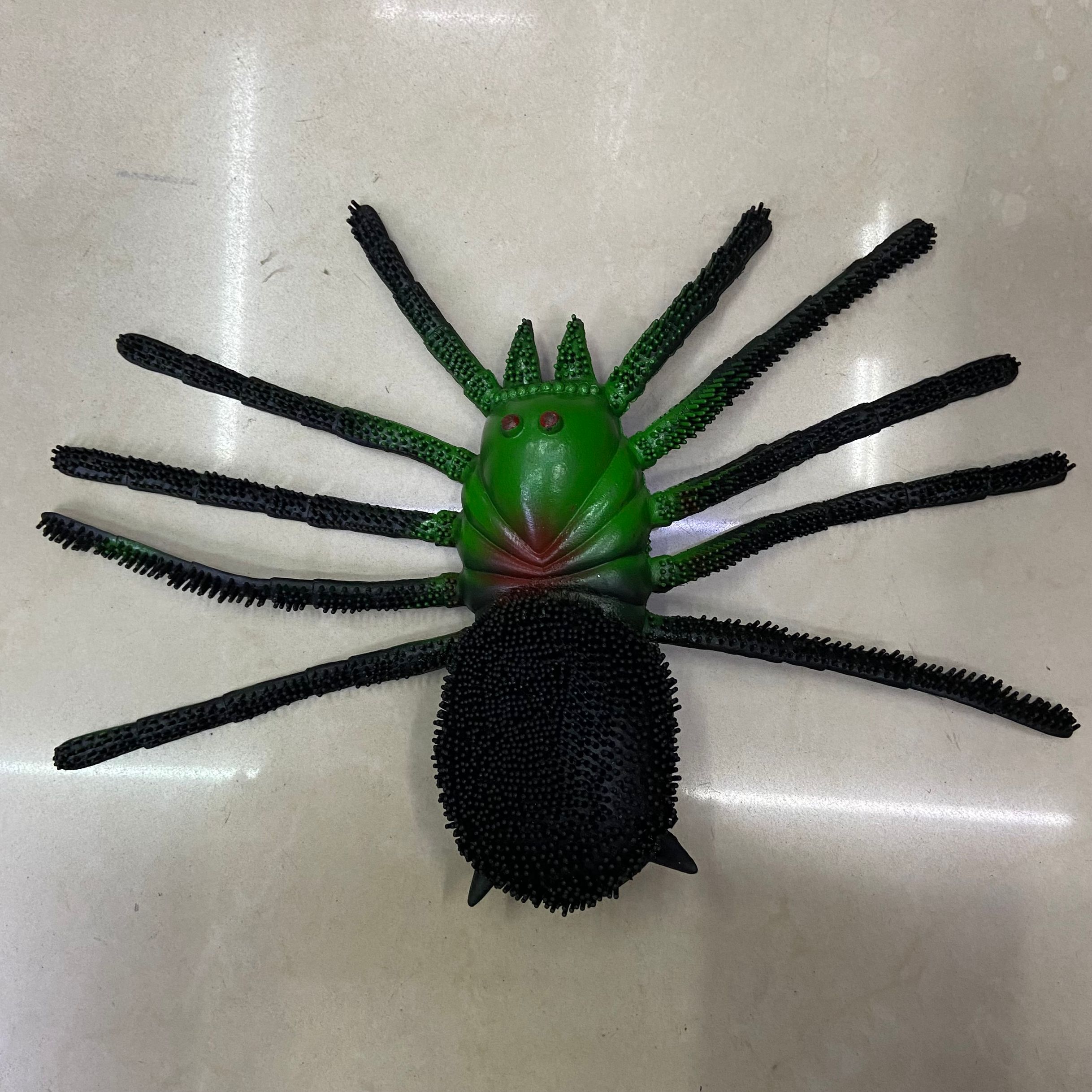 仿真手捏BB叫蜘蛛B玩具仿真玩具  仿真蜘蛛  仿真动物 欧胤玩具 pvc15