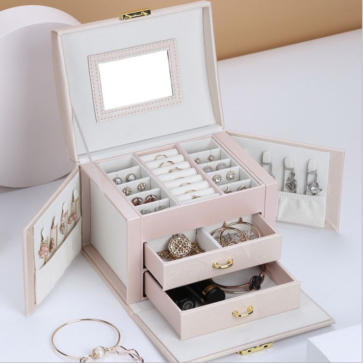 Simple drawer type jewelry storage box