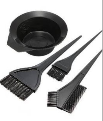 Plastic eight-piece set of hair dye products detail image 1