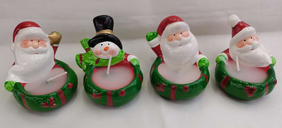 陶瓷烛台  带蜡烛产品图