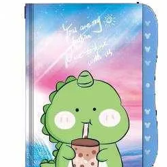 Primary school password notebook Girl heart lock diary Password lock notebook cute cartoon notebook -48