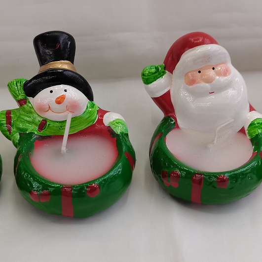 陶瓷烛台  带蜡烛