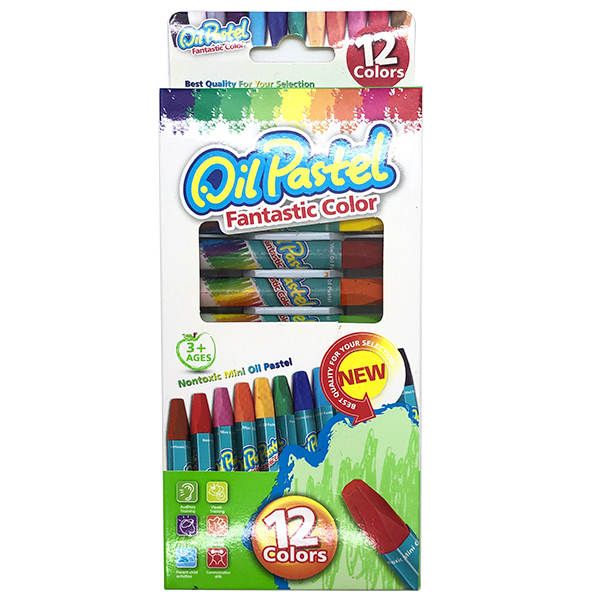 12Pcs 7.5Cm Oil Painting Stick [English Packaging] Xa62329