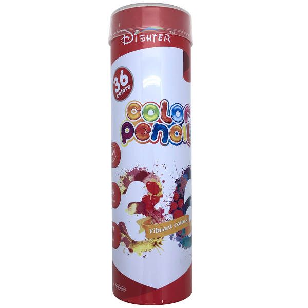 36PCS 17.5CM 彩铅【英文包装】XA62327