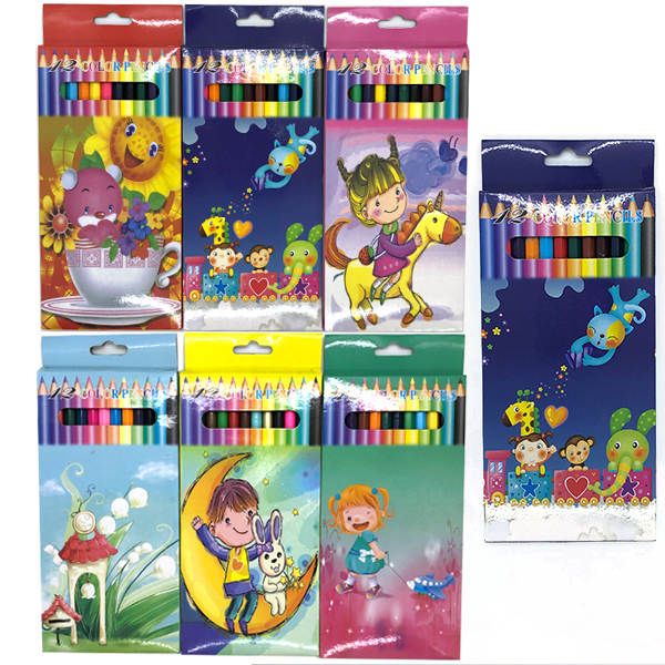12Pcs 17.5Cm Color Lead [English Packaging] Xa62321