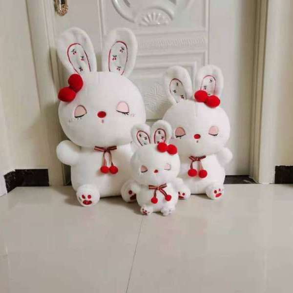 Dreamy plush toy Cherry Sweetie Rabbit factory direct sales, claw machine doll plush figurine Application Scenario