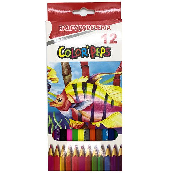 12Pcs 17.5Cm Color Lead [English Packaging] Xa62313