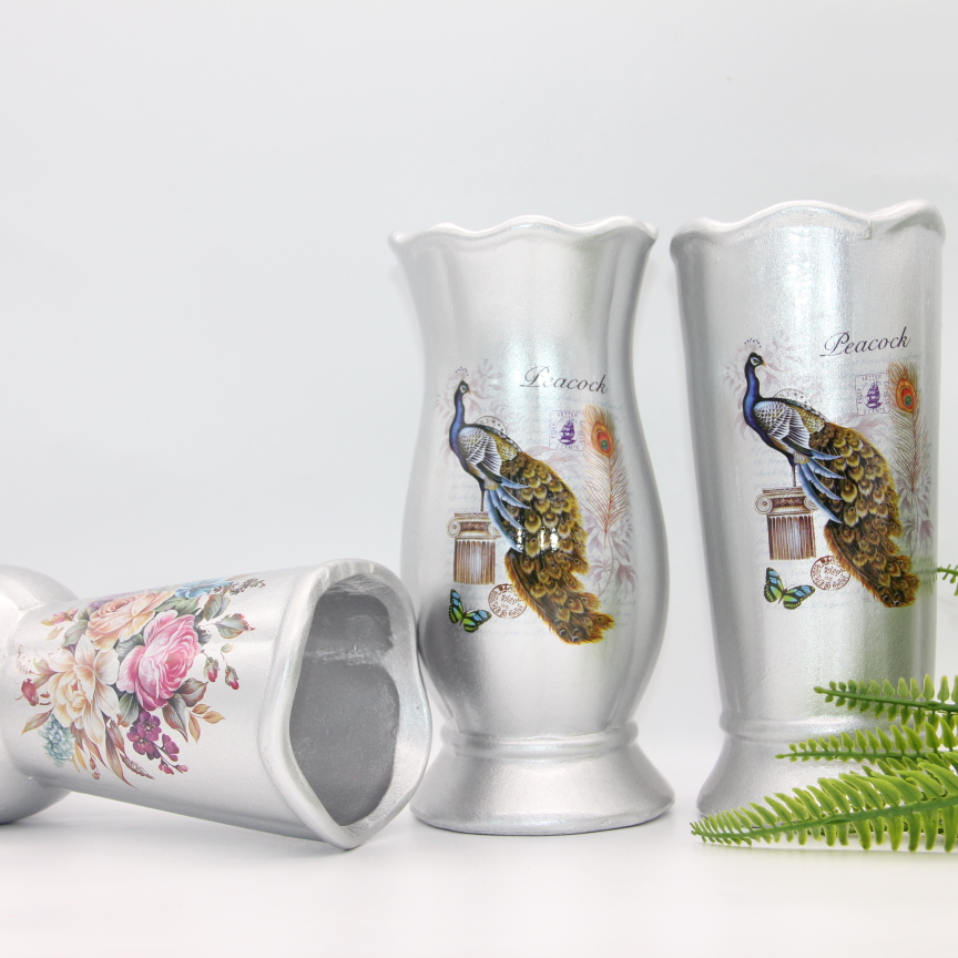 陶瓷工艺品陶瓷花瓶新款造型花瓶陶瓷家居饰品摆件特色软装饰品佳盛010