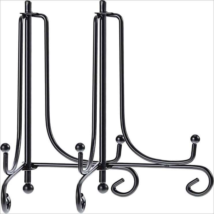 Iron folding plate holder decorative porcelain plate decoration