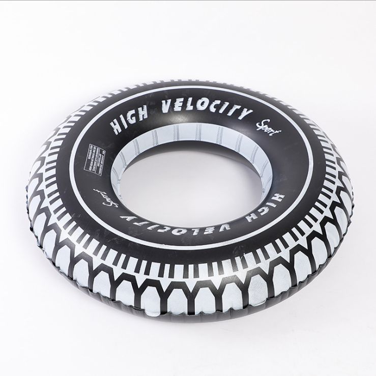 Multi-gauge inflatable PVC swimming ring