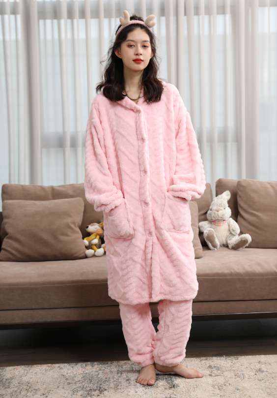 Bathrobes, home wear, 280gsm super soft and warm pajamas, high-end quality in stock at life Store Mall detail image 4