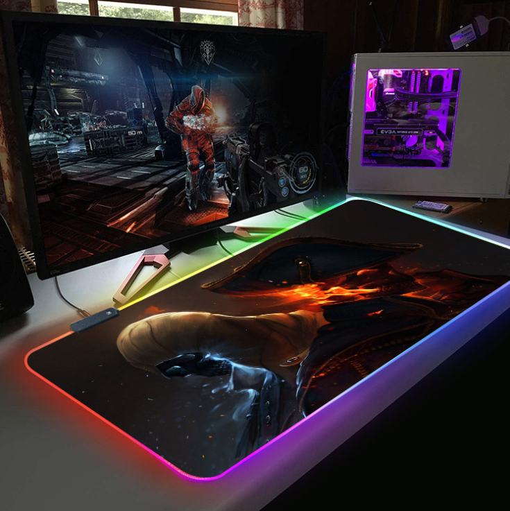 Anime personalized illuminated mouse pad detail image 4