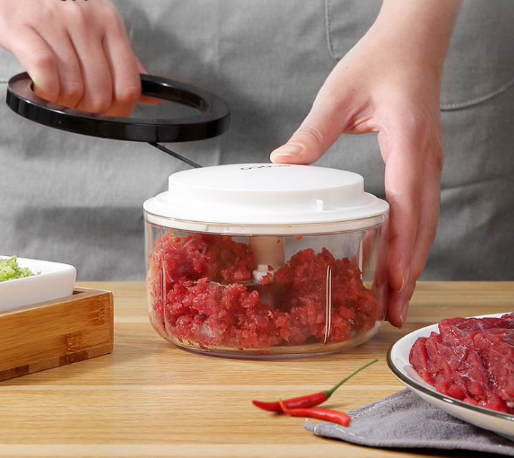 A medium-sized household hand-pulled garlic puree, minced garlic and ginger powder dumpling and meat filling ice crushing tool detail image 3