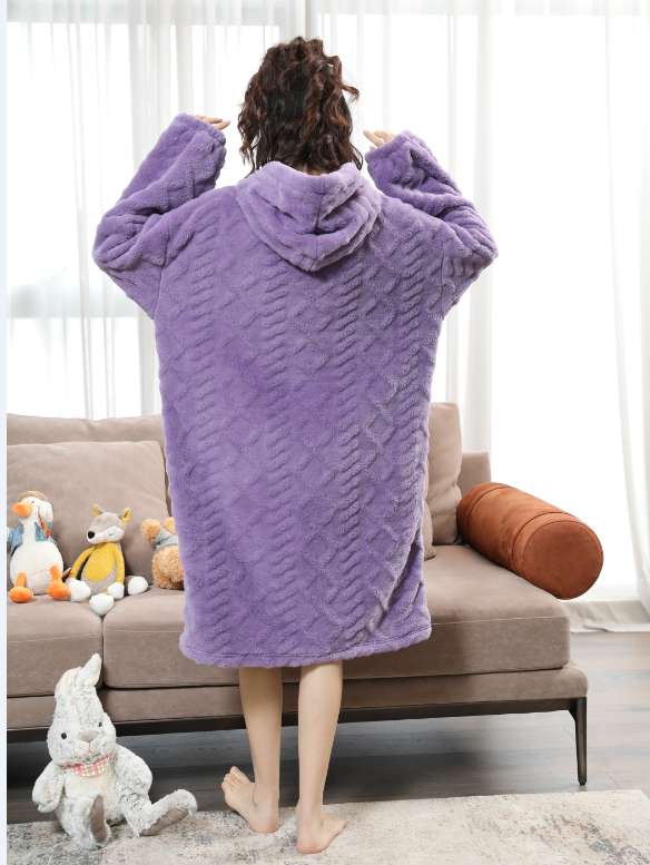 Bathrobes, home wear, 280gsm super soft and warm pajamas, high-end quality in stock at life Store Mall detail image 1