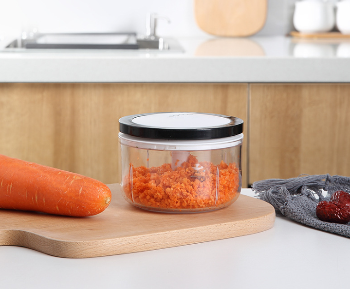 A medium-sized household hand-pulled garlic puree, minced garlic and ginger powder dumpling and meat filling ice crushing tool detail image 2