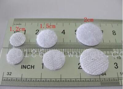 双面胶透明魔术贴，粘扣带，透明膜，背胶冲型圆形1详情16