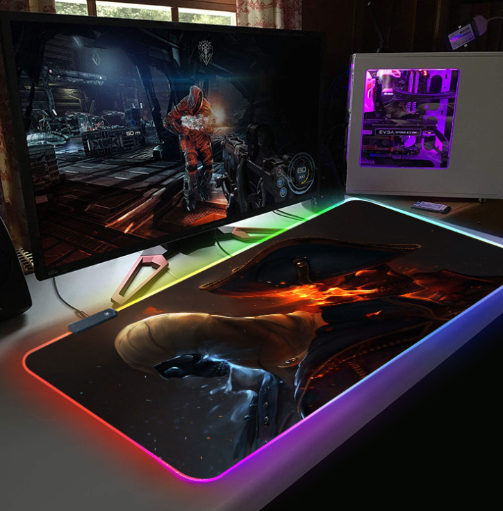 Anime personalized illuminated mouse pad detail image 3