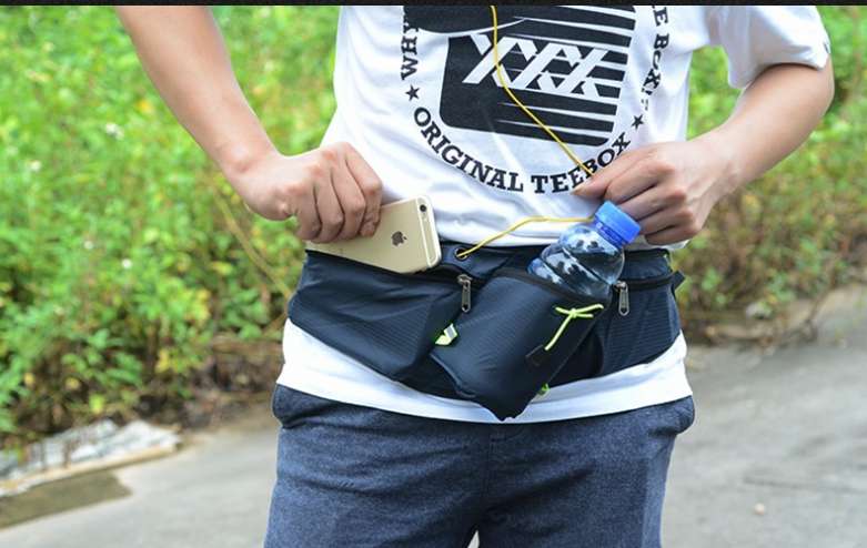 Multi-functional travel mobile phone waist bag, running sports water bottle waist bag pic 14