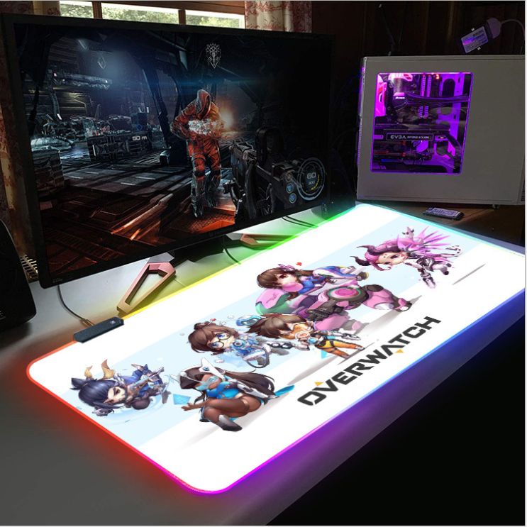 Anime personalized light up mouse pad