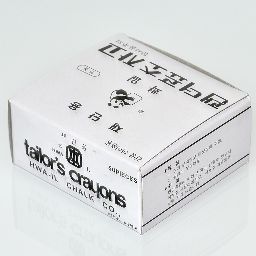 Korean Panda brand self-disappearing garment cutting powder 50 pieces per box, overheat-waxed invisible scratch powder/drawing powder, Panda low-temperature ironing self-disappearing scratch powder for garment cutting, invisible pen for sewing, DIY patchwork accessories