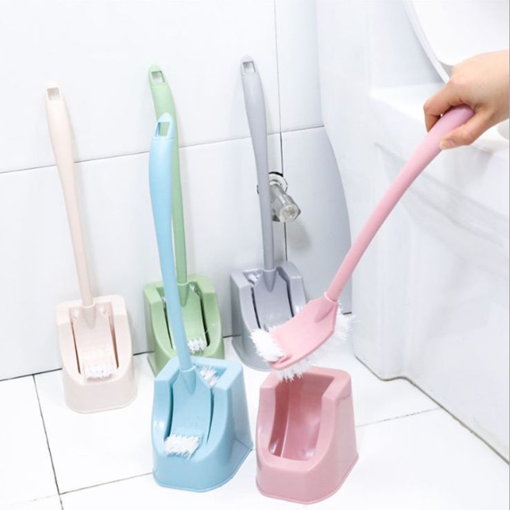 Creative toilet brush with pedestal