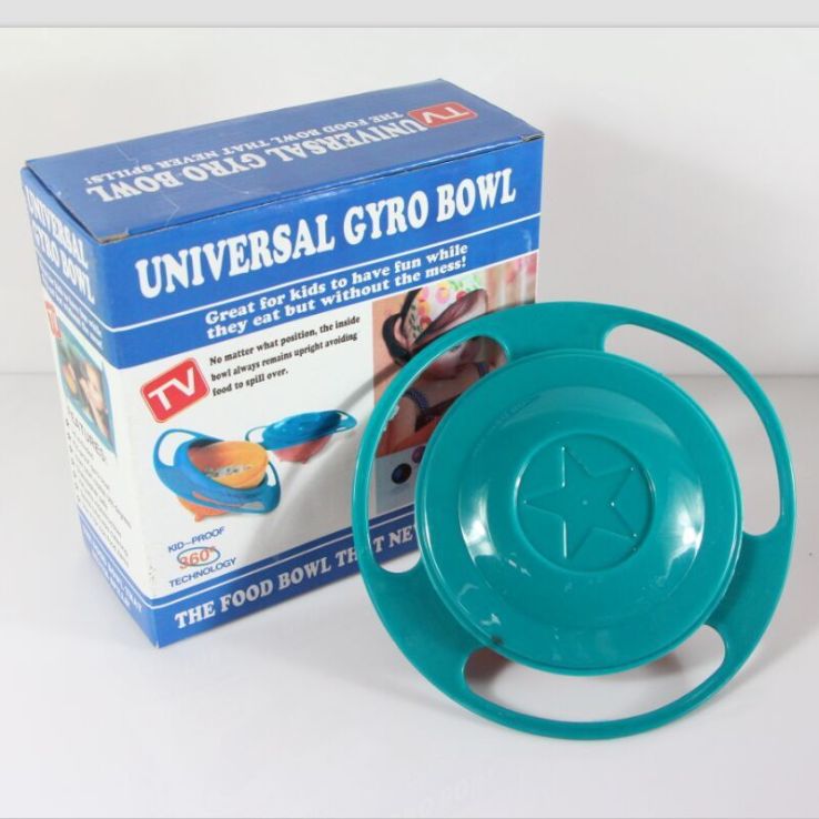 Spinning saucer bowl