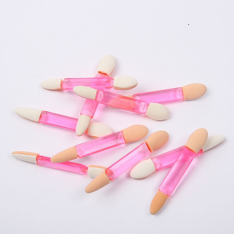 New plastic rod double-headed eyeshadow stick, 10-piece set, direct sales from the manufacturer Specification image