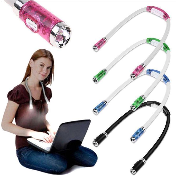 Portable headband LED reading light
