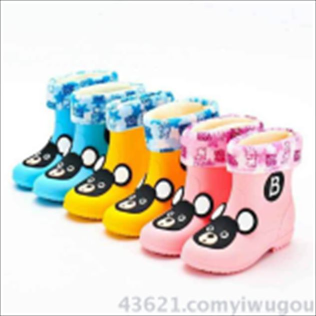 New short and long ankle rain boots, casual water shoes, Korean-style outer water boots, simple and trendy children's rain boots 5