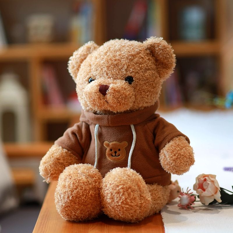Cute plush toy doll sleeping pillow doll girl birthday gift cute bear love thumbnail