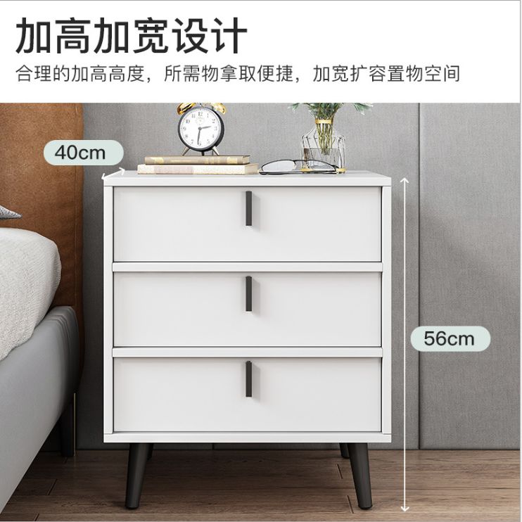 Modern simple luxury simple bedside storage cabinet