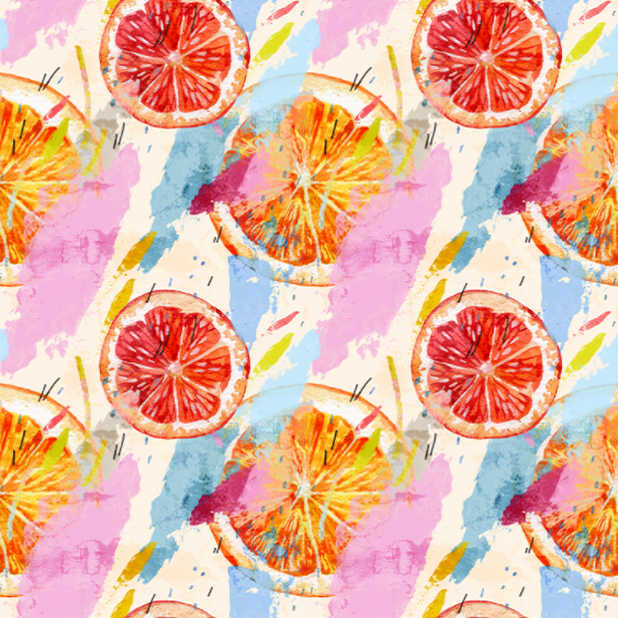 银丝布复合 柠檬系列 数码印花 一米起印，箱包等面料详情图5