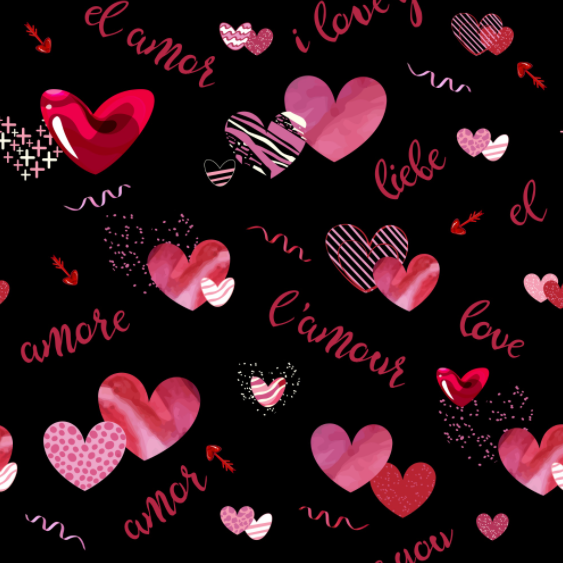 The 900D Gucci PU digital printing heart-shaped series starts from one meter detail image 2