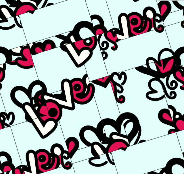 The 900D Gucci PU digital printing heart-shaped series starts from one meter detail image 1