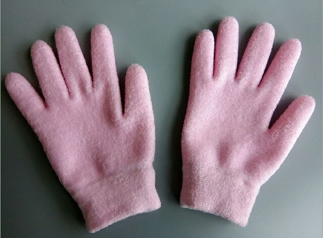 Down gel gloves detail image 3