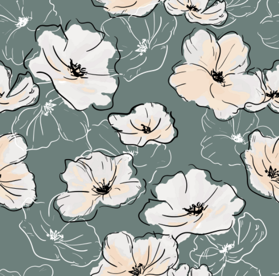290 Twill composite digital printed colored Flower Series, large stock, high, medium and low grade leather fabric factory direct sales, hot-selling new style detail image 5
