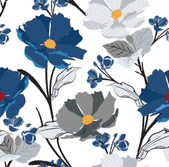 290 Twill composite digital printed colored Flower Series, large stock, high, medium and low grade leather fabric factory direct sales, hot-selling new style detail image 8