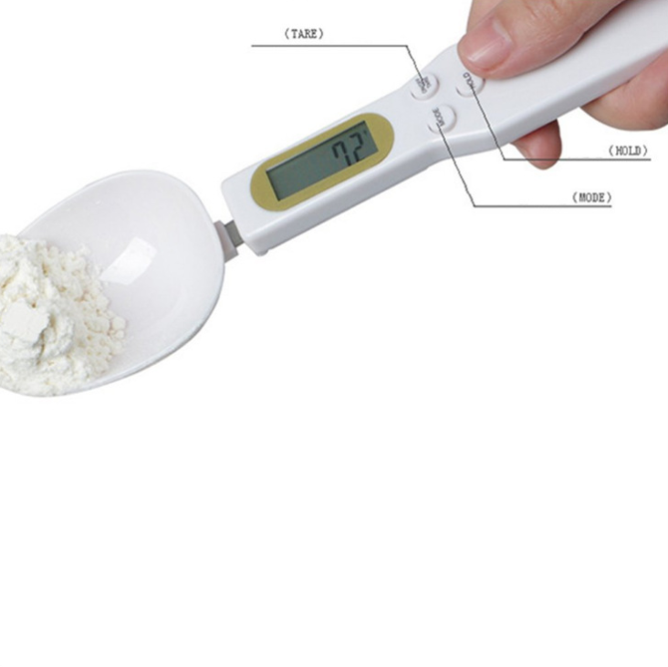 Kitchen spoon scale high-precision 0.1-gram nutrition scale plastic gram scale detail image 1