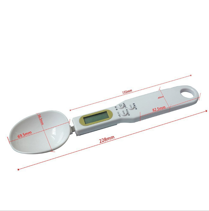 Kitchen spoon scale high-precision 0.1-gram nutrition scale plastic gram scale detail image 2