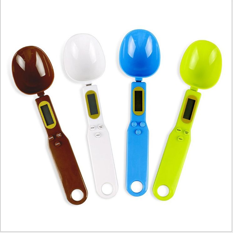 Kitchen spoon scale high-precision 0.1-gram nutrition scale plastic gram scale